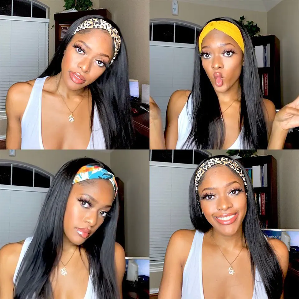 Headband Wig Human Hair Straight Human Hair Wigs 150% Indian Head Band Wigs Human Hair Remy Headband Wigs Glueless Head Band Wig
Headband Wig Human Hair Straight Human Hair Wigs 150% Indian Head Band Wigs Human Hair Remy Headband Wigs Glueless Head Band Wig
