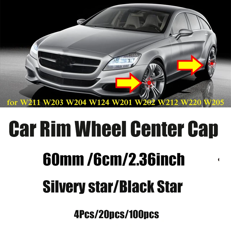 For W211 W203 W204 W124 W201 AMG W202 W212 W220 W205 60MM 2.36" 6cm Wheel Center Cap Covers Wheel Hub Cap Emblem Logo
For W211 W203 W204 W124 W201 AMG W202 W212 W220 W205 60MM 2.36" 6cm Wheel Center Cap Covers Wheel Hub Cap Emblem Logo