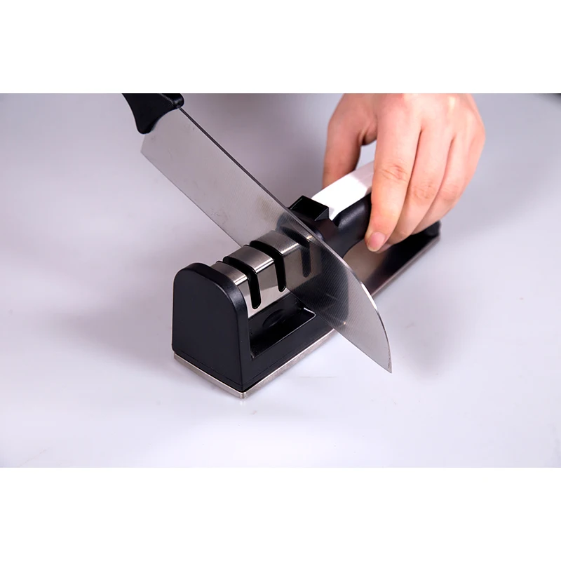 Knife Sharpener 3 Stage Multifunctional Quick Professional Scissors Grinder Knives Tungsten Diamond Ceramic Kitchen Accessories
Knife Sharpener 3 Stage Multifunctional Quick Professional Scissors Grinder Knives Tungsten Diamond Ceramic Kitchen Accessories