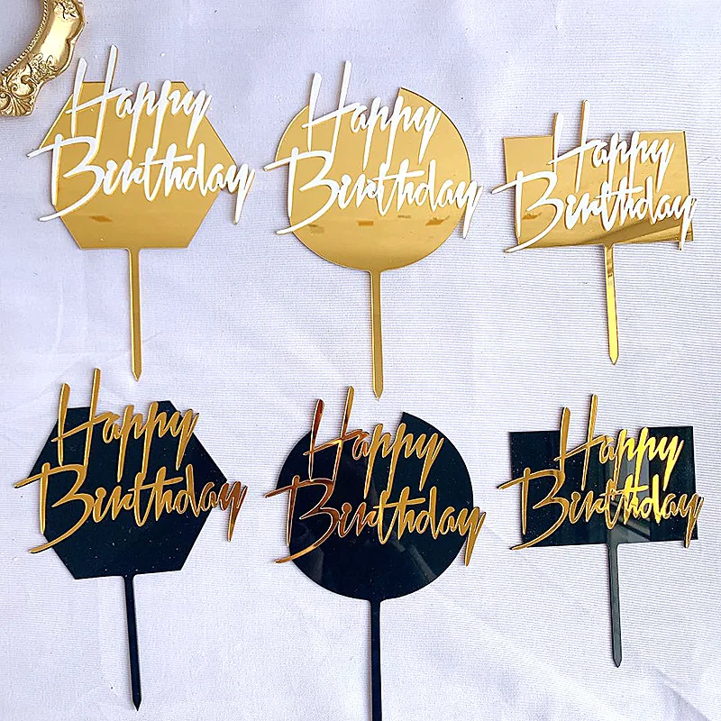 Double Acrylic Black Gold Platinum Letters Happy Birthday Cake Topper Baby Shower Decoration Kids Party Favors Cake Toppers
Double Acrylic Black Gold Platinum Letters Happy Birthday Cake Topper Baby Shower Decoration Kids Party Favors Cake Toppers