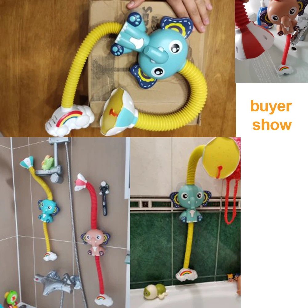 Electric Elephant Water Pump Water Kids Shower Bath Head Toy Splash Shower Tap Lightweight Game Playing Elements 
Electric Elephant Water Pump Water Kids Shower Bath Head Toy Splash Shower Tap Lightweight Game Playing Elements
