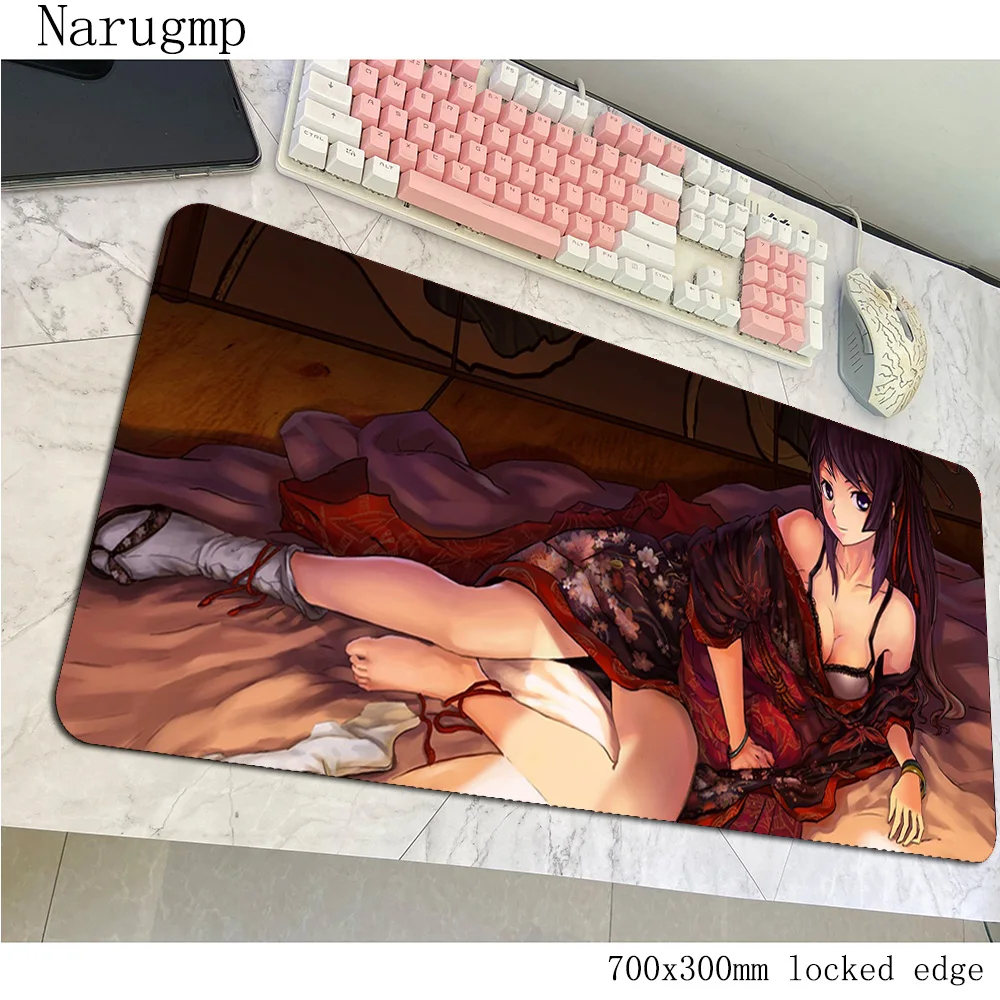 Monogatari Series mousepad Kuro gaming mouse pad computer gamer accessories large mat Tsukimonogatari laptop desk protector pads
Monogatari Series mousepad Kuro gaming mouse pad computer gamer accessories large mat Tsukimonogatari laptop desk protector pads