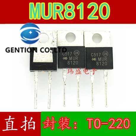 10 шт. MUR8120T TO-220 В 8 a1200v MUR8120T высокого напряжения импульсный диод в наличии 100% новый и оригинальный
10 шт. MUR8120T TO-220 В 8 a1200v MUR8120T высокого напряжения импульсный диод в наличии 100% новый и оригинальный
