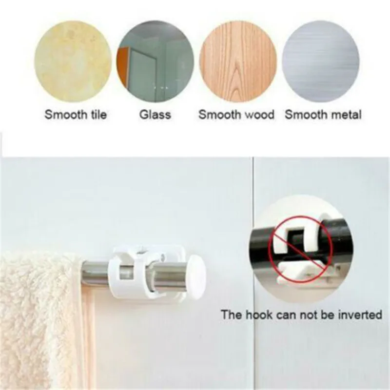 2PC Home Hanging Rod Clip Adhesive Wall Sticker Curtain Hanging Hooks Fixing Rod Shower Curtain Rod Fixed Clip Hanging Rack Hook
2PC Home Hanging Rod Clip Adhesive Wall Sticker Curtain Hanging Hooks Fixing Rod Shower Curtain Rod Fixed Clip Hanging Rack Hook