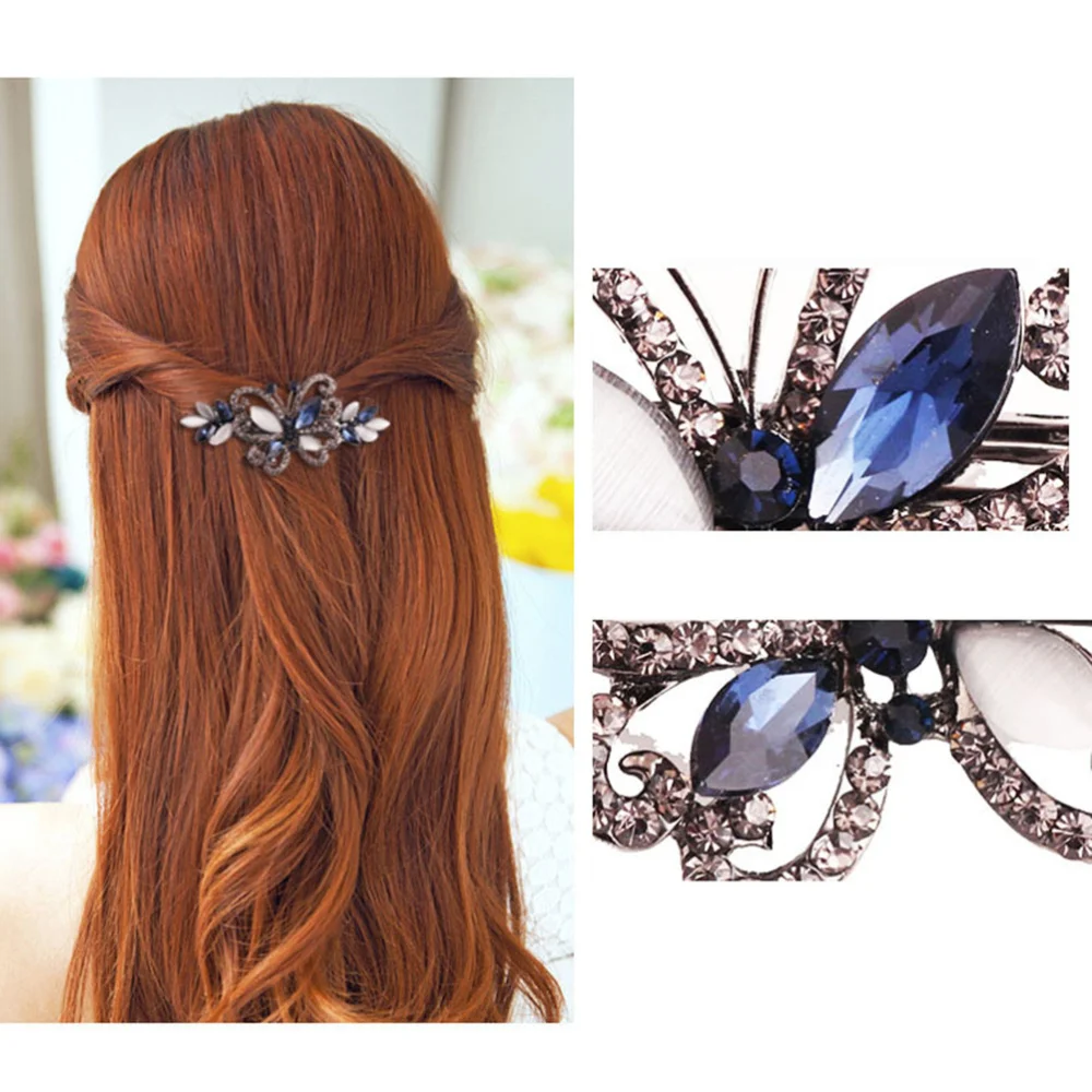 2pcs Retro Hairpins Elegant Rhinestone Inlaid Hairpin Barrette for Lady (Purple and Blue)
2pcs Retro Hairpins Elegant Rhinestone Inlaid Hairpin Barrette for Lady (Purple and Blue)