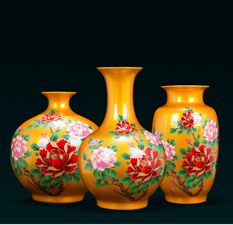 Jingdezhen Ceramic Crystal Glaze Vase Flower Vase Modern Chinese Living Room TV Cabinet Wine Cabinet Decoration
Jingdezhen Ceramic Crystal Glaze Vase Flower Vase Modern Chinese Living Room TV Cabinet Wine Cabinet Decoration