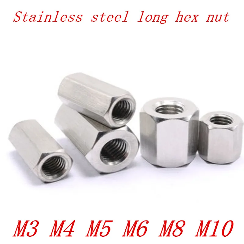 1-5pcs M3 M4 M5 M6 M8 M10 Long Rod Coupling Hex Nut 304 Stainless Steel hex standoff
1-5pcs M3 M4 M5 M6 M8 M10 Long Rod Coupling Hex Nut 304 Stainless Steel hex standoff