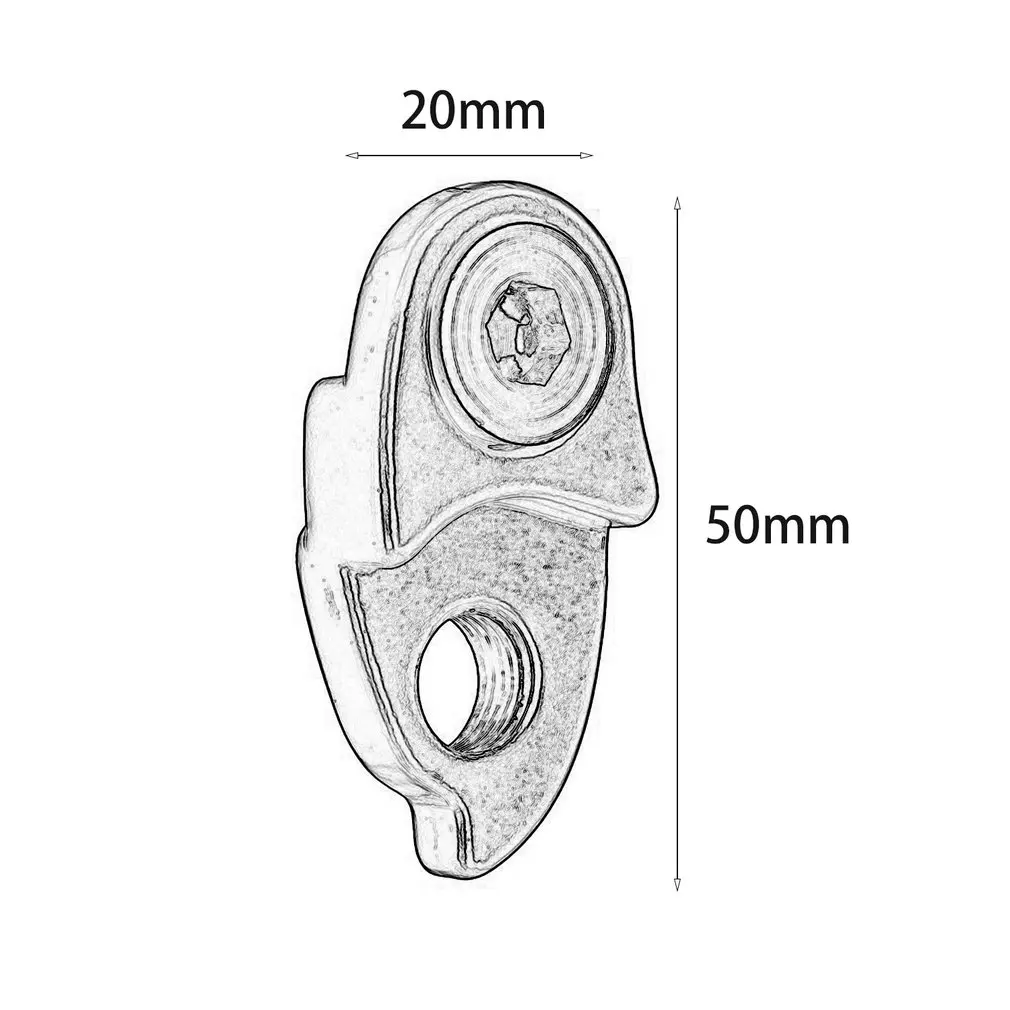 MTB Mountain Bike Rear Derailleur Hanger Extension Extender Road Bicycle Frame Gear Tail Hook Extender Bike Accessories