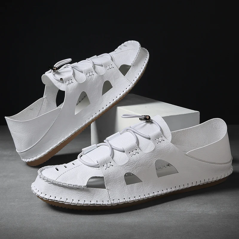Mens Summer Sandles Sandalias Romanas Sandale Homme Ete Cuir V Ritable Mens Sandals Casual Summer Shoes Men Beach Para Hombre
Mens Summer Sandles Sandalias Romanas Sandale Homme Ete Cuir V Ritable Mens Sandals Casual Summer Shoes Men Beach Para Hombre
