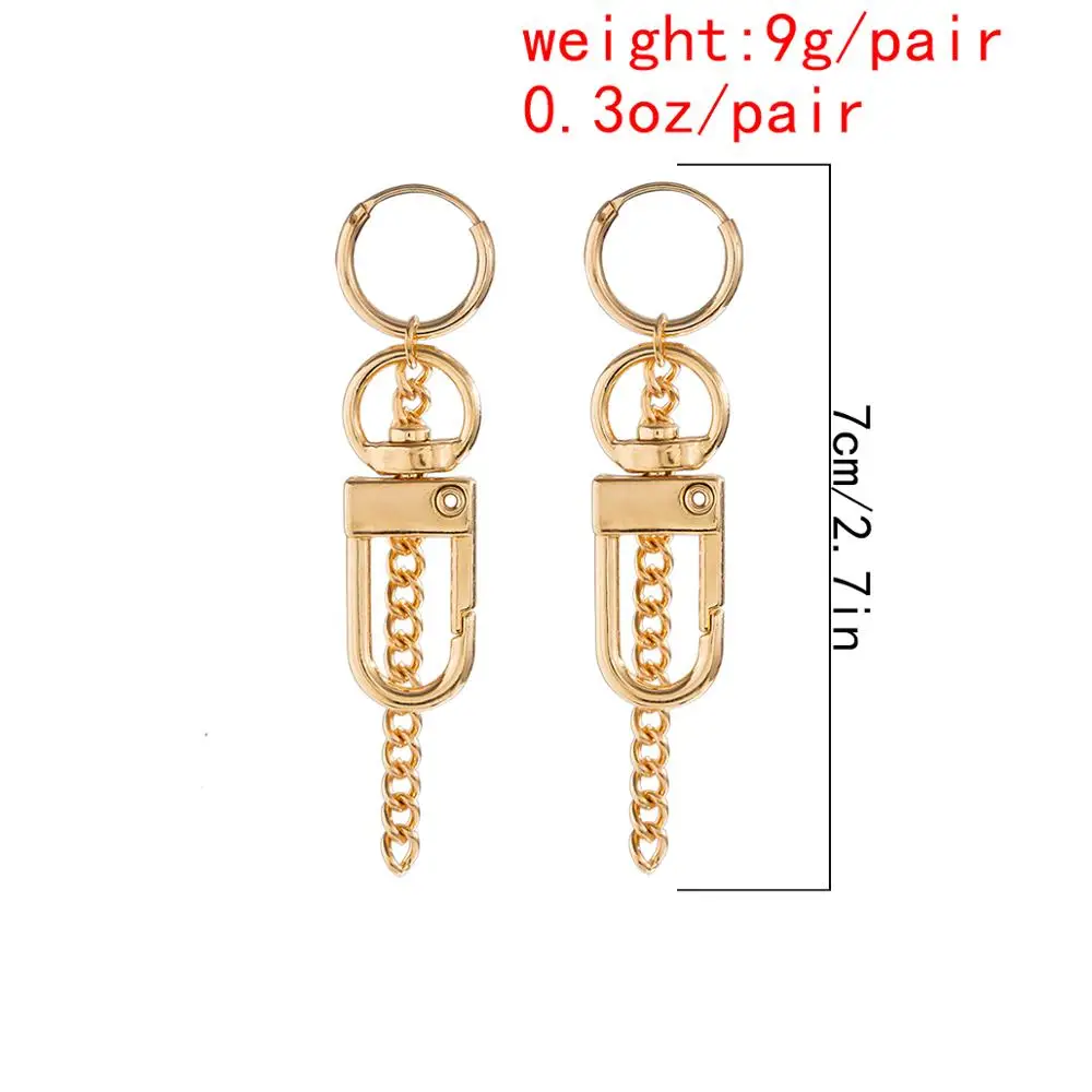 Lacteo 2 Style Neo Gothic Lock Paper Clip Drop Earrings for Women Fashion Unusual Earrings Party Jewelry Accessories Gifts
Lacteo 2 Style Neo Gothic Lock Paper Clip Drop Earrings for Women Fashion Unusual Earrings Party Jewelry Accessories Gifts