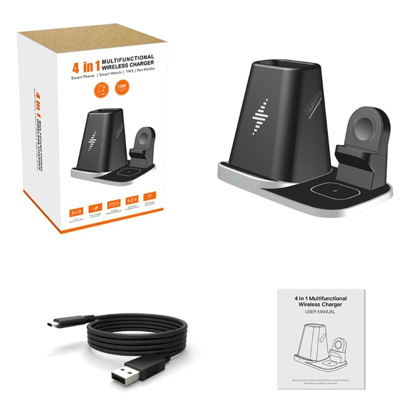 10W Wireless Charger Stand Holder For Samsung-Galaxy Watch/Buds Mobile Phones 40JB
10W Wireless Charger Stand Holder For Samsung-Galaxy Watch/Buds Mobile Phones 40JB