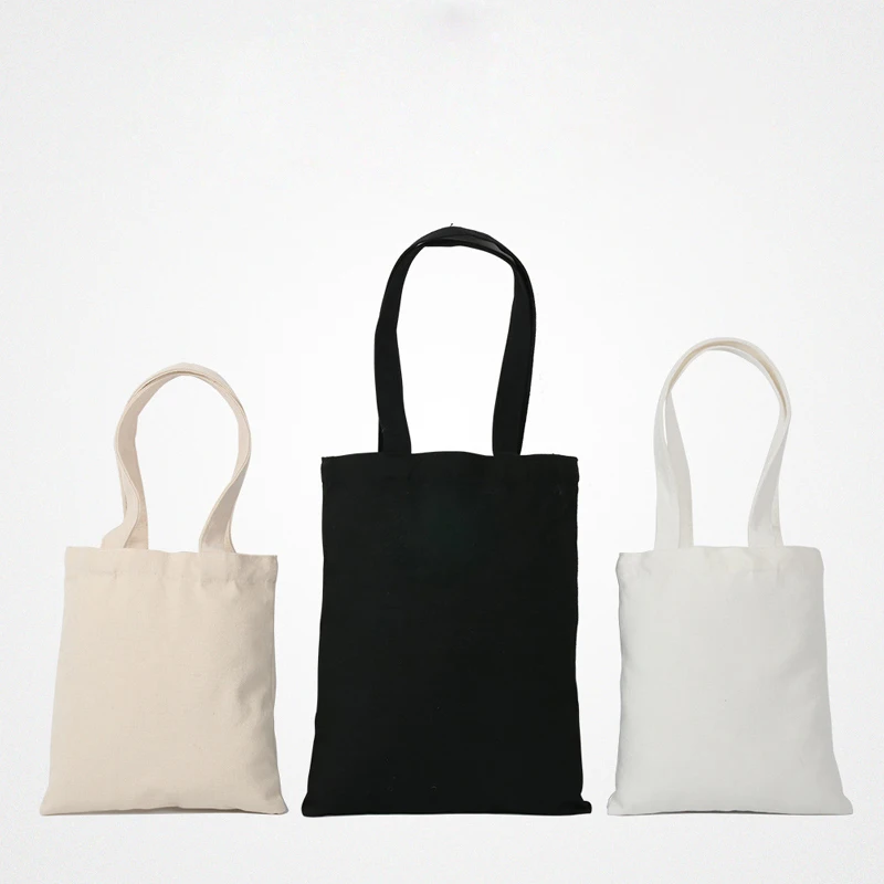 DIY Blank White Canvas Storage Bag Eco Reusable Foldable Shopping Bags Cuctom Black Beige Handbag
DIY Blank White Canvas Storage Bag Eco Reusable Foldable Shopping Bags Cuctom Black Beige Handbag