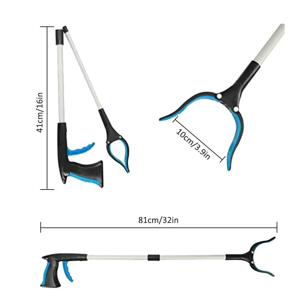 Long Grabber Reacher Rotating Gripper Mobility Aid Reaching Tool Trash Litter Pick Up Garden Picker for Wheelchair and Disabled
Long Grabber Reacher Rotating Gripper Mobility Aid Reaching Tool Trash Litter Pick Up Garden Picker for Wheelchair and Disabled
