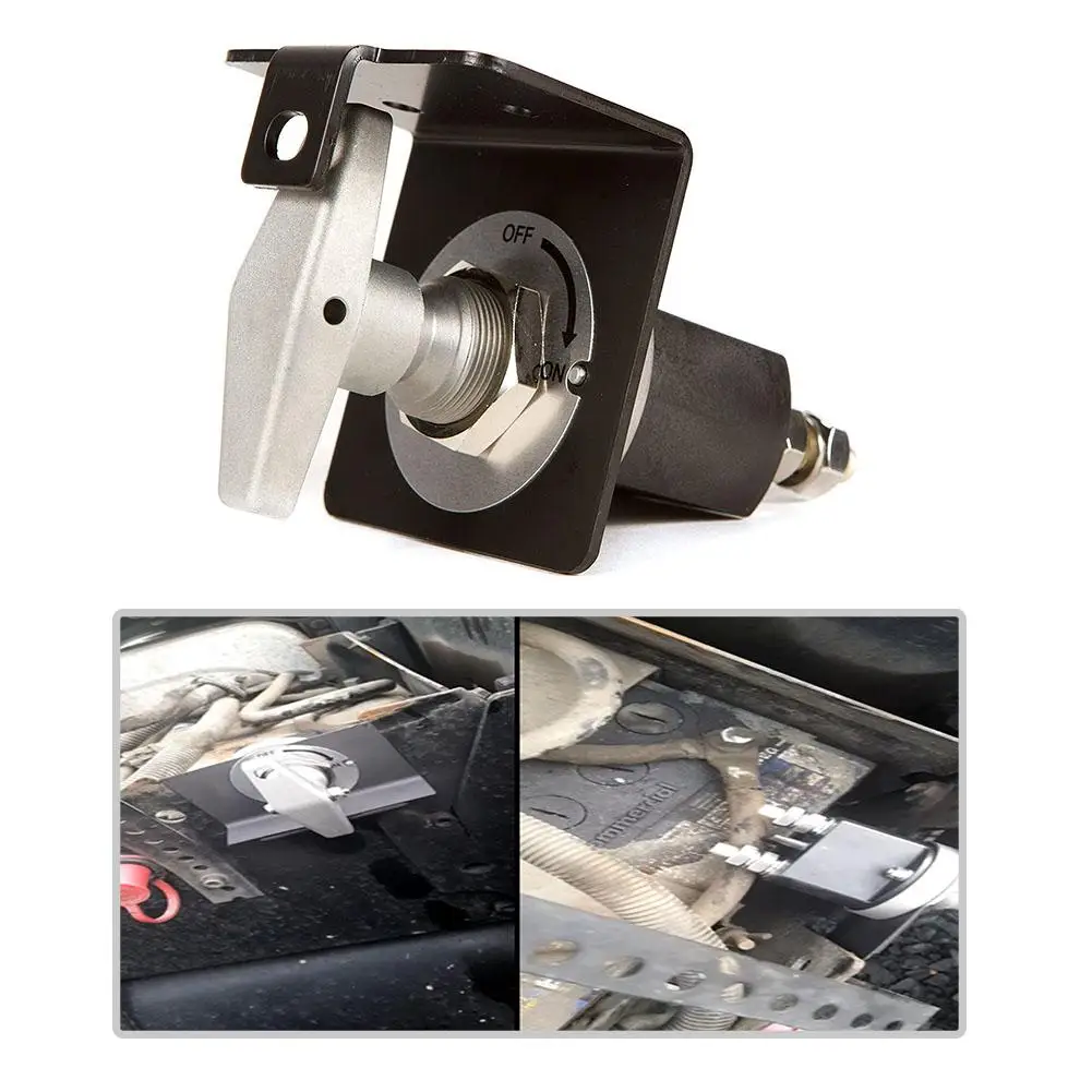 Battery Disconnect Switch with Lock-out Plate Main Power Switch Waterproof Fixed Handle Isolator Kill Switches for Cars Boats
Battery Disconnect Switch with Lock-out Plate Main Power Switch Waterproof Fixed Handle Isolator Kill Switches for Cars Boats