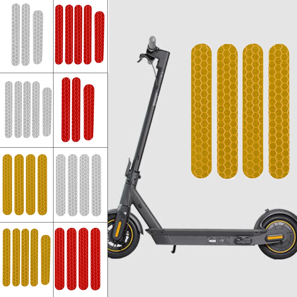 Scooter Reflective Sicker Night Riding Reflector PVC waterproof Stickers For Ninebot Max G30 ES1 ES2 Electric scooter parts
Scooter Reflective Sicker Night Riding Reflector PVC waterproof Stickers For Ninebot Max G30 ES1 ES2 Electric scooter parts