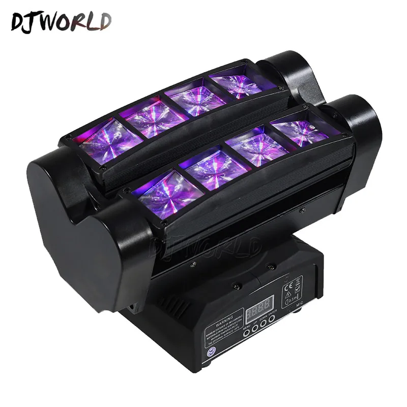 Новый светодиодный светильник с движущейся головкой 8x10 Вт RGBW 4 в 1 для вечеринки