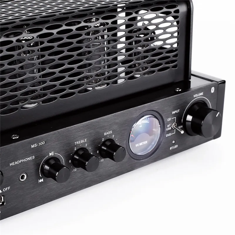 MS-30D MKII Bluetooth Amplifier tube Amplifier support Bluetooth USB optical Coaxial Bass DVD CD input Amplifier
MS-30D MKII Bluetooth Amplifier tube Amplifier support Bluetooth USB optical Coaxial Bass DVD CD input Amplifier