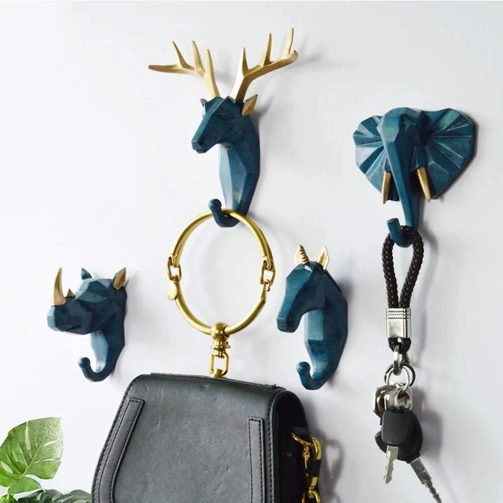 Deer Elephant Unicorn Rhinoceros Head Animal Resin Hook Clothing Display Racks Hook Coat Hat Hanger Bag Cap Keychain Holder
Deer Elephant Unicorn Rhinoceros Head Animal Resin Hook Clothing Display Racks Hook Coat Hat Hanger Bag Cap Keychain Holder