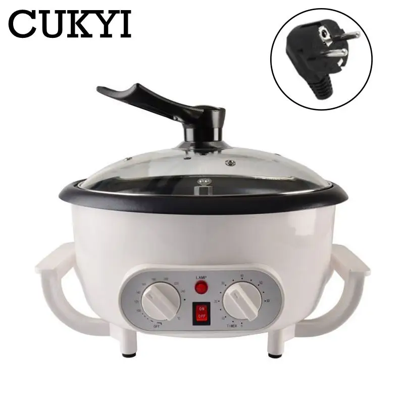 CUKYI электрическая машина для приготовления кофейных зерен попкорна с