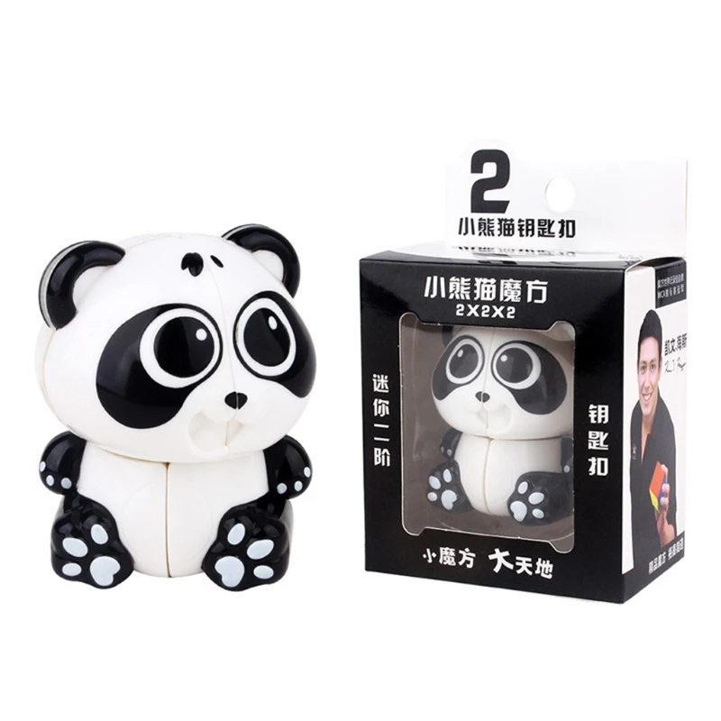 Cute Cartoon Tiger Panda Shaped 2x2x2 Magic Cube Keychain Fun Animals Mini Cube Puzzle Educational Anti Stress Toy for Children
Cute Cartoon Tiger Panda Shaped 2x2x2 Magic Cube Keychain Fun Animals Mini Cube Puzzle Educational Anti Stress Toy for Children