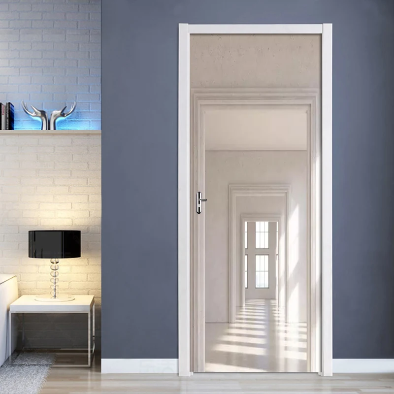 PVC Waterproof Self-adhesive Wallpaper Nordic Stereo Space Door Stickers 3D Mural Living Room Door Decor Art Wall Sticker Tapety
PVC Waterproof Self-adhesive Wallpaper Nordic Stereo Space Door Stickers 3D Mural Living Room Door Decor Art Wall Sticker Tapety