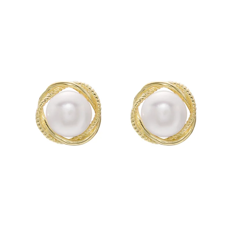 Fengxiaoling 100% 925 Sterling Silver Irregular Round Freshwater Pearls Stud Earrings For Women Fine Jewelry Cute Accessories
Fengxiaoling 100% 925 Sterling Silver Irregular Round Freshwater Pearls Stud Earrings For Women Fine Jewelry Cute Accessories