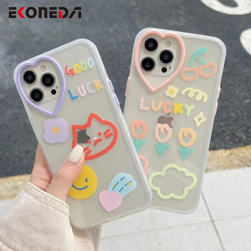 EKONEDA Korea Style Simple Words Floral Case For iPhone XR X 12 11 Pro XS Max 7 8 Plus Protective Cases Silicone Soft TPU Cover
EKONEDA Korea Style Simple Words Floral Case For iPhone XR X 12 11 Pro XS Max 7 8 Plus Protective Cases Silicone Soft TPU Cover