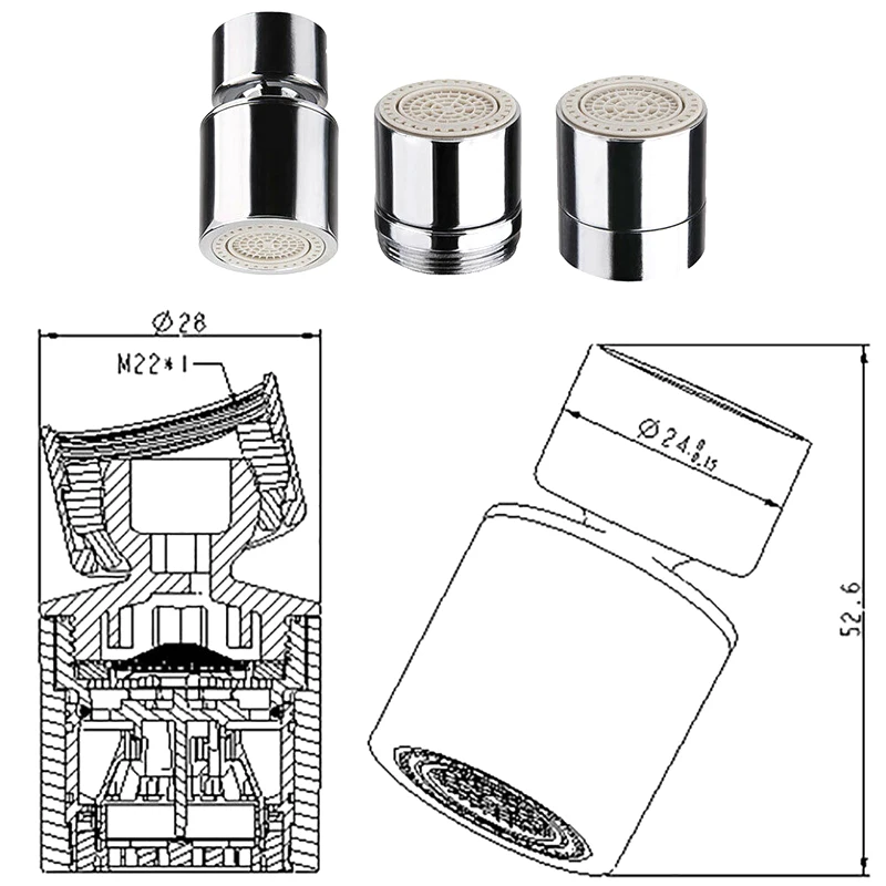 Newly Kitchen Tap Head 360Degree Swivel Bubbler Sink Faucet Water Saving F-ilter Sprayer Home FIF66
Newly Kitchen Tap Head 360Degree Swivel Bubbler Sink Faucet Water Saving F-ilter Sprayer Home FIF66