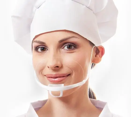 10pcs-80pcs In A Transparent Mask Saliva For Catering Special Plastic Ventilative Chef Masks Kitchen Restaurant Accessories
10pcs-80pcs In A Transparent Mask Saliva For Catering Special Plastic Ventilative Chef Masks Kitchen Restaurant Accessories