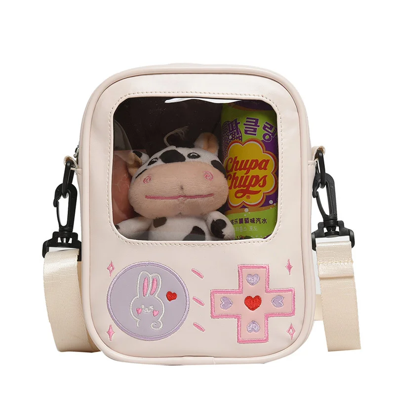 Ins soft girl One Shoulder Messenger Bag girl student cute cartoon two dimensional transparent jelly mobile phone bag tide
Ins soft girl One Shoulder Messenger Bag girl student cute cartoon two dimensional transparent jelly mobile phone bag tide