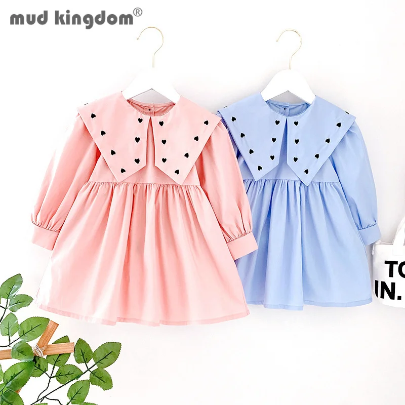 Mudkingdom Girls Princess Dress Long Sleeve Heart Print Sailor Collar Buttons Dresses for Toddler Spring Autumn Kids Clothes
Mudkingdom Girls Princess Dress Long Sleeve Heart Print Sailor Collar Buttons Dresses for Toddler Spring Autumn Kids Clothes