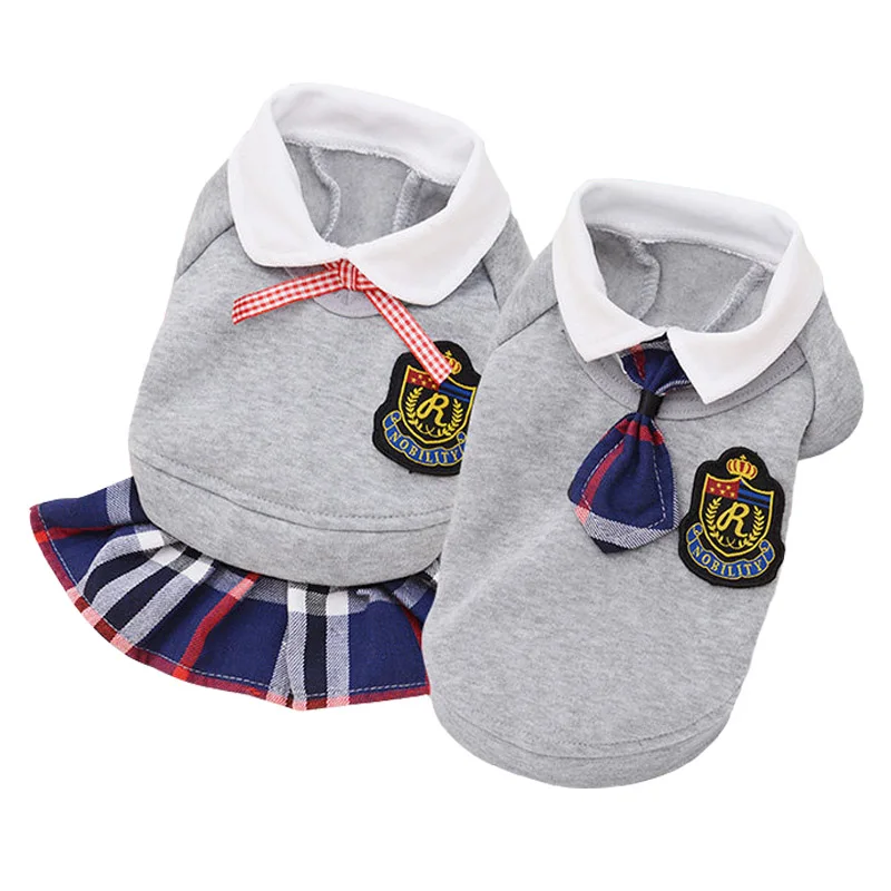 New Couple Pet Dog Clothes Pet Matching Clothes Pet Uniforms Cotton Puppy Outfit Spring Autumn Pet Clothing For Dogs Costume
New Couple Pet Dog Clothes Pet Matching Clothes Pet Uniforms Cotton Puppy Outfit Spring Autumn Pet Clothing For Dogs Costume