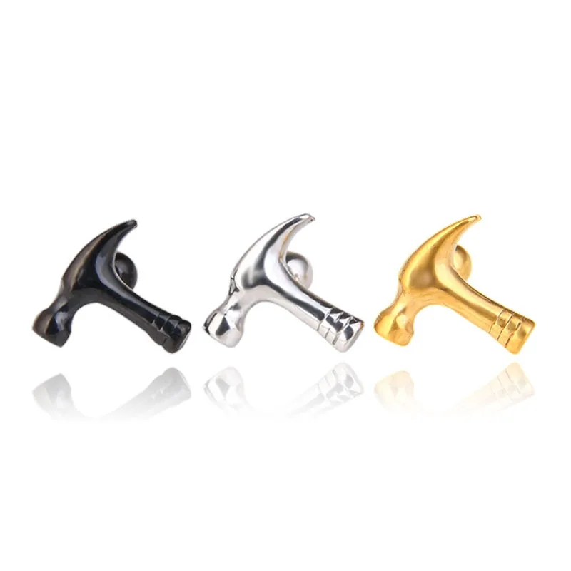 HMES 1Pcs Gothic Men'S And Women'S Earrings Hammer Ear Studs Simple Gold Earrings Party Jewelry Accessories Gift Student
HMES 1Pcs Gothic Men'S And Women'S Earrings Hammer Ear Studs Simple Gold Earrings Party Jewelry Accessories Gift Student