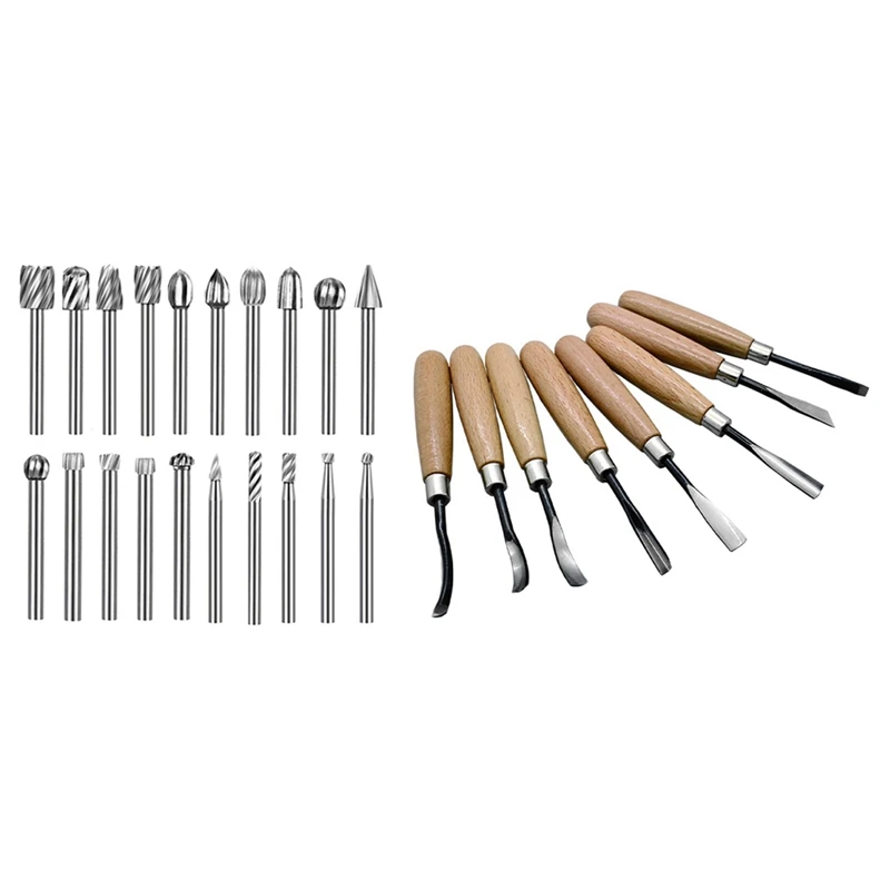 Набор сверл для резьбы по дереву 20 шт., набор из 8 резцов для резьбы по дереву 
Набор сверл для резьбы по дереву 20 шт., набор из 8 резцов для резьбы по дереву