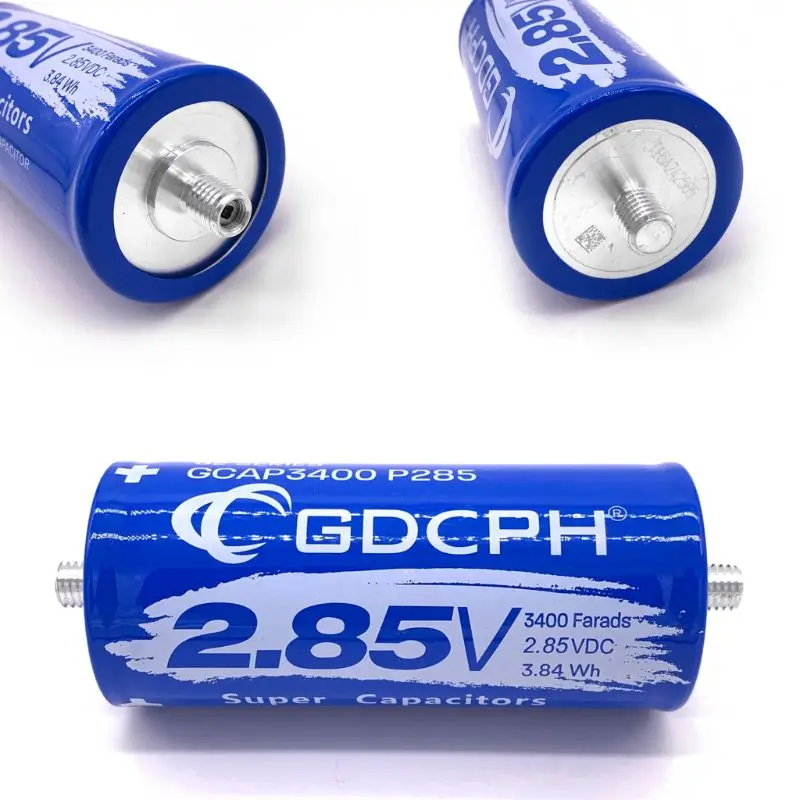 2021 New 2.85V 3400F Super Capacitor Low ESR High Frequency for Car Power Supply
2021 New 2.85V 3400F Super Capacitor Low ESR High Frequency for Car Power Supply