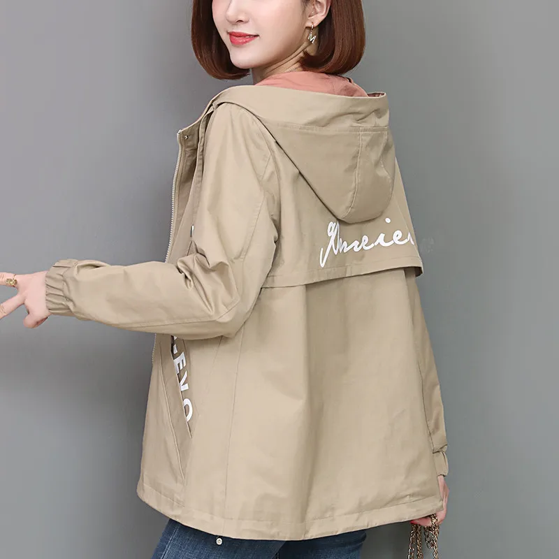 Women's Jacket And Coat Spring Autumn Korean style Loose Tops 2020 Female Casual Hooded Windbreaker Short Outwear And Lining 507
Women's Jacket And Coat Spring Autumn Korean style Loose Tops 2020 Female Casual Hooded Windbreaker Short Outwear And Lining 507