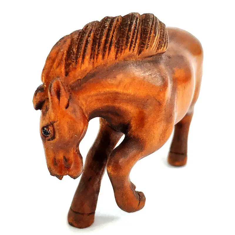 2-Дюймовая японская резная вручную скульптура самшита Netsuke, миниатюрная прочная прогулочная лошадь-# Z7863
2-Дюймовая японская резная вручную скульптура самшита Netsuke, миниатюрная прочная прогулочная лошадь-# Z7863