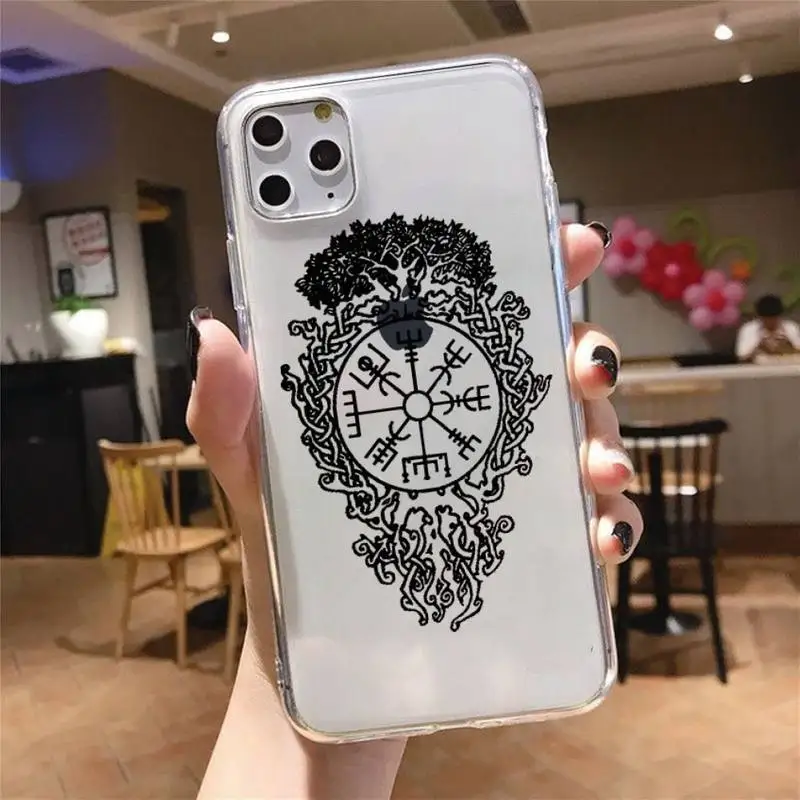 Viking Vegvisir Odin Nordic Phone Case Transparent soft For iphone 5 5s 5c se 6 6s 7 8 11 12 plus mini x xs xr pro max
Viking Vegvisir Odin Nordic Phone Case Transparent soft For iphone 5 5s 5c se 6 6s 7 8 11 12 plus mini x xs xr pro max