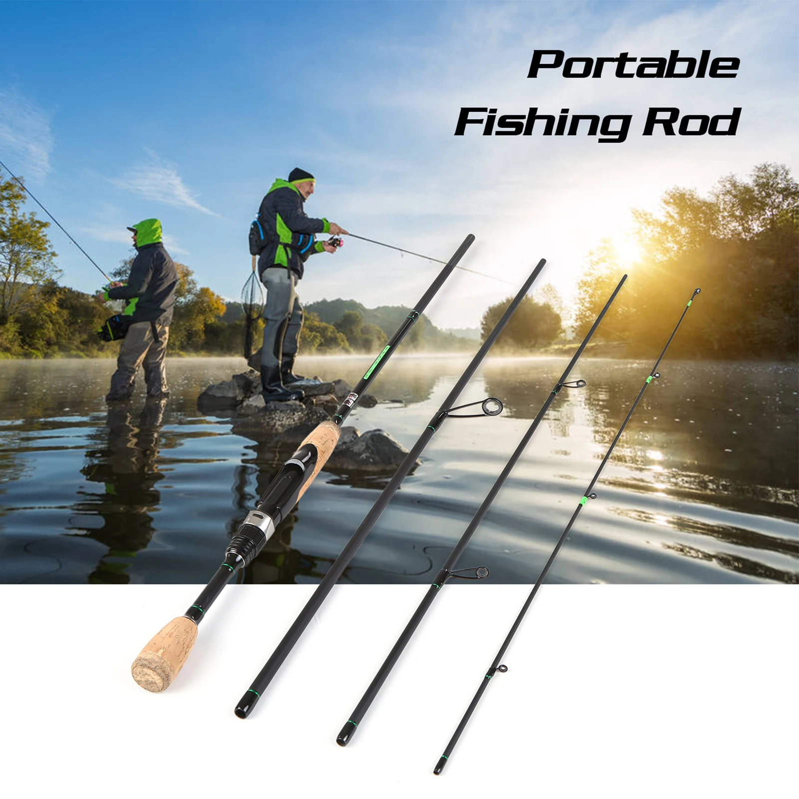 ortable 6+1 Travel Spinning Fishing Rod Casting Lure Rod 19.6/2.1/2.1m Lightweight Carbon Fiber 4 Pieces Fishing Pesca Pole
ortable 6+1 Travel Spinning Fishing Rod Casting Lure Rod 19.6/2.1/2.1m Lightweight Carbon Fiber 4 Pieces Fishing Pesca Pole