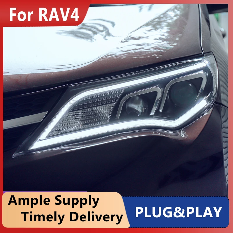 Car Styling Head Lamp Case For Toyota RAV4 headlights 2013-2015 LED Headlight DRL Bi Xenon Lens High Low Beam Parking Fog Lamp
Car Styling Head Lamp Case For Toyota RAV4 headlights 2013-2015 LED Headlight DRL Bi Xenon Lens High Low Beam Parking Fog Lamp