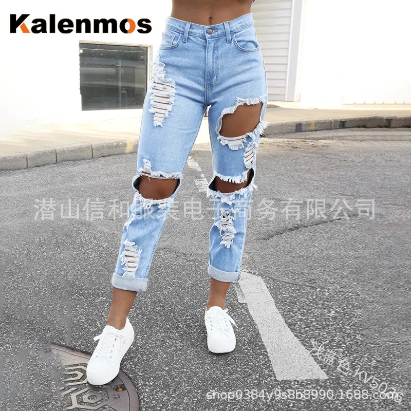 Jeans Women Ripped Skinny Hot Hip-hop Casual Jeans Pants Stretch Paint Beggar Jeans Pants Big Size Plus Size 3XL Streetwear
Jeans Women Ripped Skinny Hot Hip-hop Casual Jeans Pants Stretch Paint Beggar Jeans Pants Big Size Plus Size 3XL Streetwear