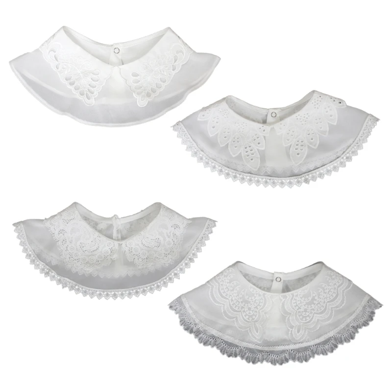 Q1FA Women Chiffon Faux Collar Embroidery Fake Collar Breathable False Collar Dress Shirt Ornamental Collar Necklace
Q1FA Women Chiffon Faux Collar Embroidery Fake Collar Breathable False Collar Dress Shirt Ornamental Collar Necklace