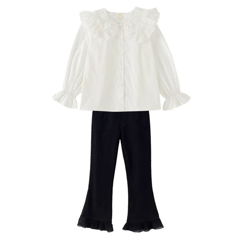 Girls suits in the spring and autumn of 2021 the new cuhk children's han edition flares children two-piece autumn fashion tid
Girls suits in the spring and autumn of 2021 the new cuhk children's han edition flares children two-piece autumn fashion tid