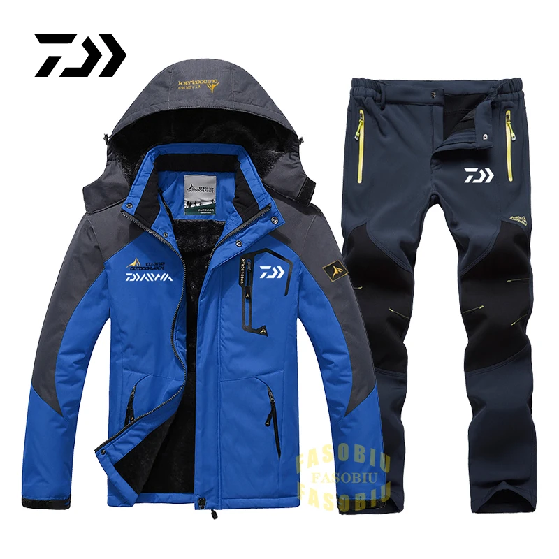 Новая утепленная одежда DAIWA для рыбалки на открытом воздухе, водонепроницаемые дышащие Рыболовные костюмы с капюшоном, походные Зимние фли... 
Новая утепленная одежда DAIWA для рыбалки на открытом воздухе, водонепроницаемые дышащие Рыболовные костюмы с капюшоном, походные Зимние фли...