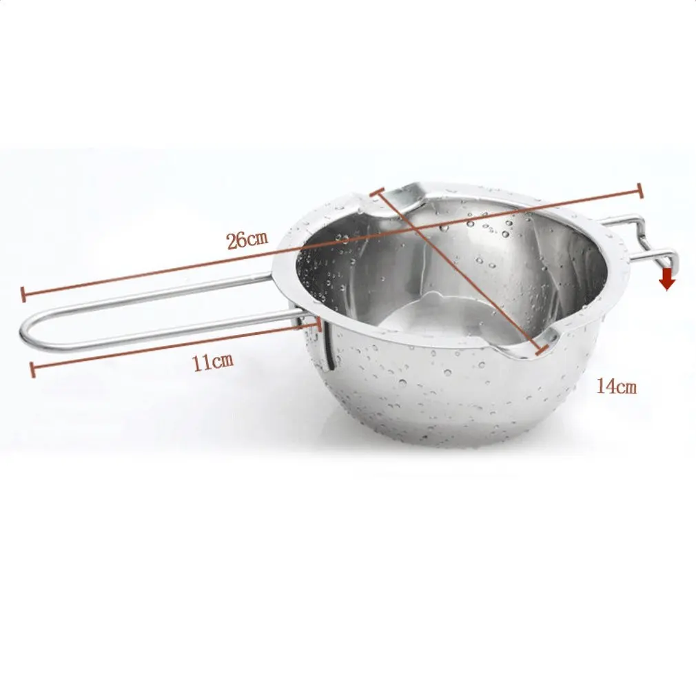 2018Stainless Steel Chocolate Butter Milt Melt Ting Bowl Long Grip Handle DIY Pastry Cooking Dessert Baking Pastry KKitchen Tool
2018Stainless Steel Chocolate Butter Milt Melt Ting Bowl Long Grip Handle DIY Pastry Cooking Dessert Baking Pastry KKitchen Tool