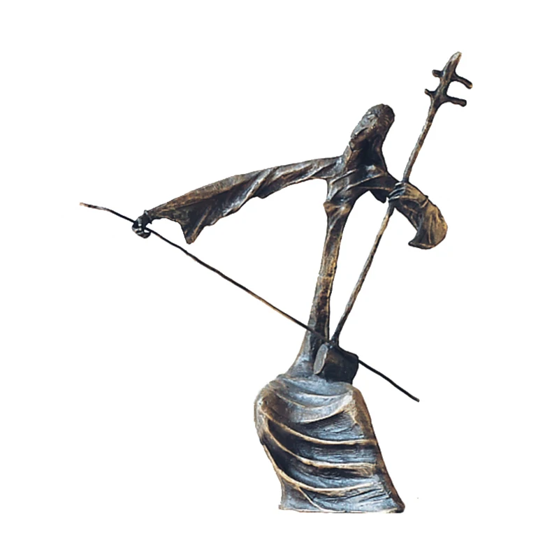 Abstract Statue Pure Bronze Chinese Musical Instrument Erhu Sculpture Figurine Art Home Decoration Accessories Antique Art
Abstract Statue Pure Bronze Chinese Musical Instrument Erhu Sculpture Figurine Art Home Decoration Accessories Antique Art