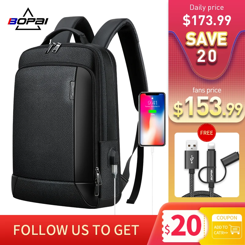 BOPAI новый рюкзак из натуральной кожи, сумка для мужчин, деловые дорожные рюкзаки из натуральной кожи, рюкзаки из натуральной кожи, задняя упа...
BOPAI новый рюкзак из натуральной кожи, сумка для мужчин, деловые дорожные рюкзаки из натуральной кожи, рюкзаки из натуральной кожи, задняя упа...