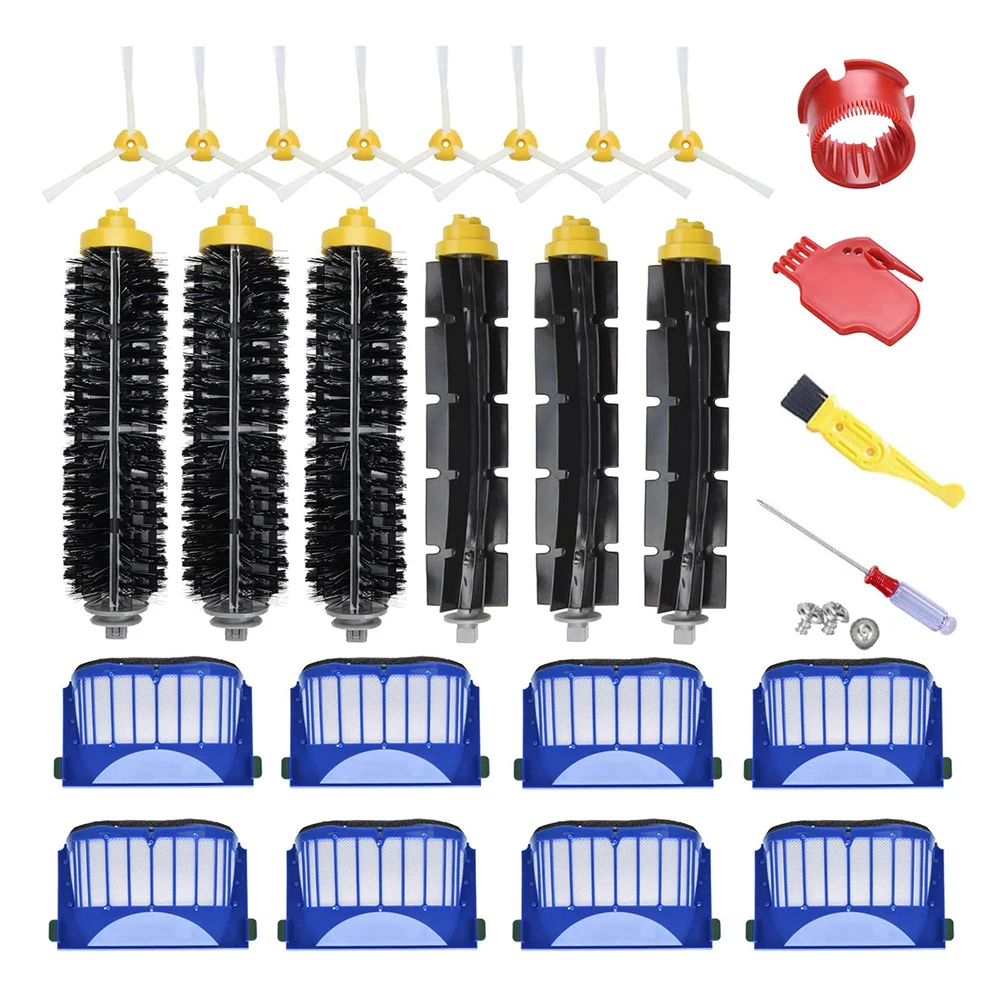 Сменный фильтр для iRobot Roomba 600 Series 605 610 614 615 616 620 625 630 пылесос щетина щетка боковая
