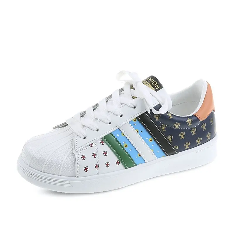 Women White Casual Sneakers Shallow Mouth Flat Shoes Women Autumn Spring Low1.5cm Soft Fashion Lace-up Sports Ladies Flats 2020
Women White Casual Sneakers Shallow Mouth Flat Shoes Women Autumn Spring Low1.5cm Soft Fashion Lace-up Sports Ladies Flats 2020