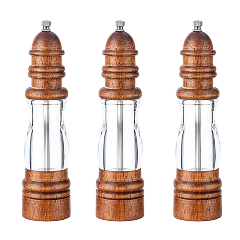 Wood Lighthouse Mill Spice Bottle Manual Pepper Grinder Adjustable Household Crushed Sea Salt Pepper Pepper Grinder
Wood Lighthouse Mill Spice Bottle Manual Pepper Grinder Adjustable Household Crushed Sea Salt Pepper Pepper Grinder